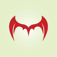 Wing bat trendy artwork beautiful abstract illustration colorful useful design vector