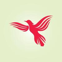 Bird trendy artwork gorgeous abstract illustration colorful useful design vector
