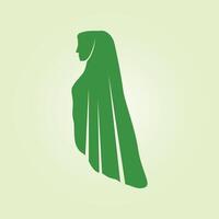 Hijab trendy artwork sublime abstract illustration colorful useful design vector