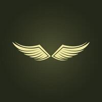 Falcon wings trendy artwork surprising abstract illustration colorful useful design vector