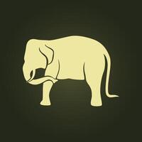 Elephant trendy artwork surprising abstract illustration colorful useful design vector