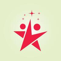 Stars trendy artwork gorgeous abstract illustration colorful useful design vector