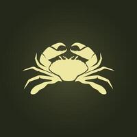 Crab trendy artwork surprising abstract illustration colorful useful design vector