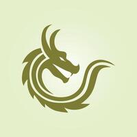 Dragon trendy artwork wondrous abstract illustration colorful useful design vector