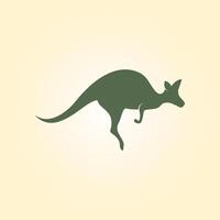 Kangaroo jump trendy artwork miraculous abstract illustration colorful useful design vector