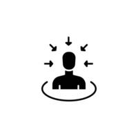 Customer centricity icon symbol collection on white background. EPS 10 vector