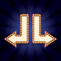 Cinema background retro with sparking color vector