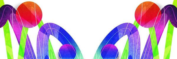 Abstract Geometric Background with Colorful Gradient Shapes with Texture Effect. Modern Gradient Background Illustration vector