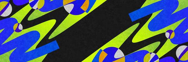 Abstract Geometric and Creative Background with Dynamic Shapes and Texture Effect. Cover or Banner Design Template for Advertising or Promotion vector
