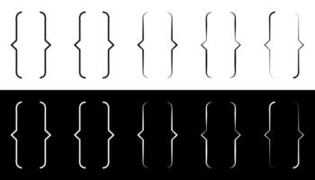 Bracket icon. Simple sign symbols bracket icon for infographic, websites, web design. vector