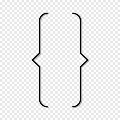 Simple bracket icon. Symbol of bracket icons for infographics, websites, web design.