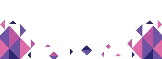 Abstract geometric background. Horizontal banner template vector