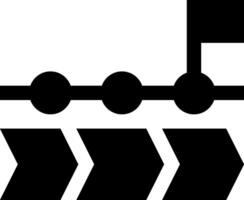 A black and white image of a train with arrows vector