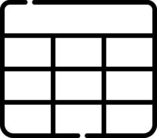 A calendar with four squares on it vector