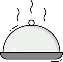 A cloche with a lid on top of it vector