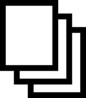 A black and white square with a square in the middle vector