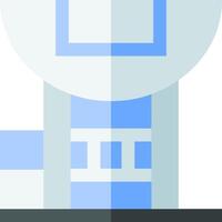 A flat icon of a vending machine vector