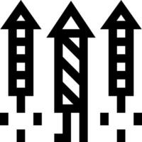 A black and white image of three arrows vector