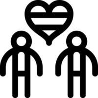 Two people holding hands with a heart in the middle vector