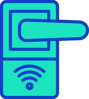 A wifi icon with a phone and a wifi symbol vector