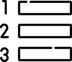Four different types of buttons with different numbers vector