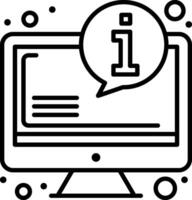 A computer with a 1 on it and bubbles around it vector