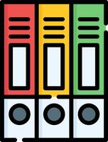 File folder icon vector