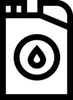 A black and white icon of a folder with a drop of water vector