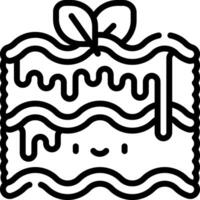 Cake icon illustration vector