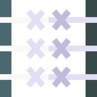 A white and purple background with four crossed lines vector