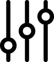 A black and white image of three different types of switches vector