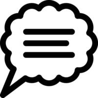 A speech bubble with a line through it vector