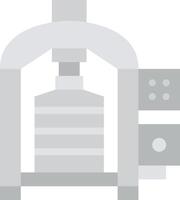 A machine with a bottle on top of it vector