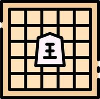 A square with a white square on it vector