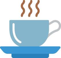 A cup of coffee with steam coming out of it vector