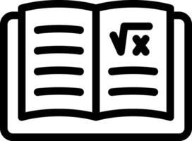 An open book with a calculator on it vector