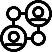 A black and white image of a group of people vector
