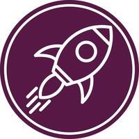 Startup Line Circle Icon vector