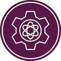 Science Line Circle Icon vector