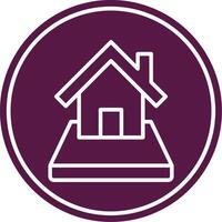 Plot Line Circle Icon vector