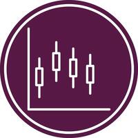 Plot Line Circle Icon vector