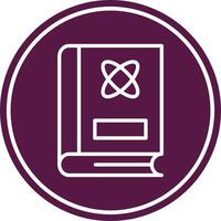 Atom Line Circle Icon vector