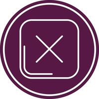 Interface Line Circle Icon vector