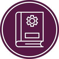 Book Setting Icon vector