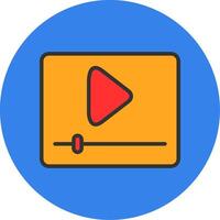 Editor Filled Multi Circle Icon vector