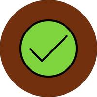 Check Filled Multi Circle Icon vector