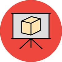 Presentation Filled Multi Circle Icon vector