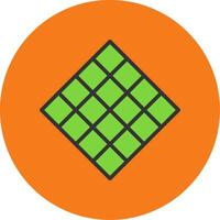Tiles Filled Multi Circle Icon vector
