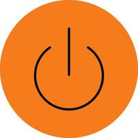 Turn On Filled Multi Circle Icon vector