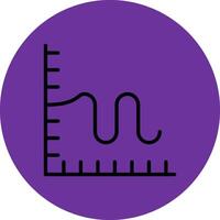 Chart Filled Multi Circle Icon vector